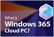 Welcome to your Windows 365 Cloud PC Windows 36